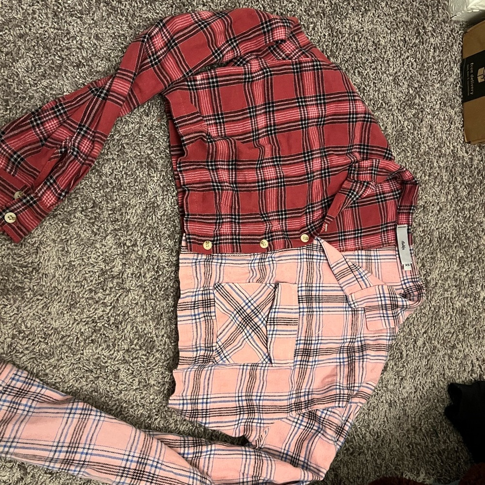 Cropped flannel